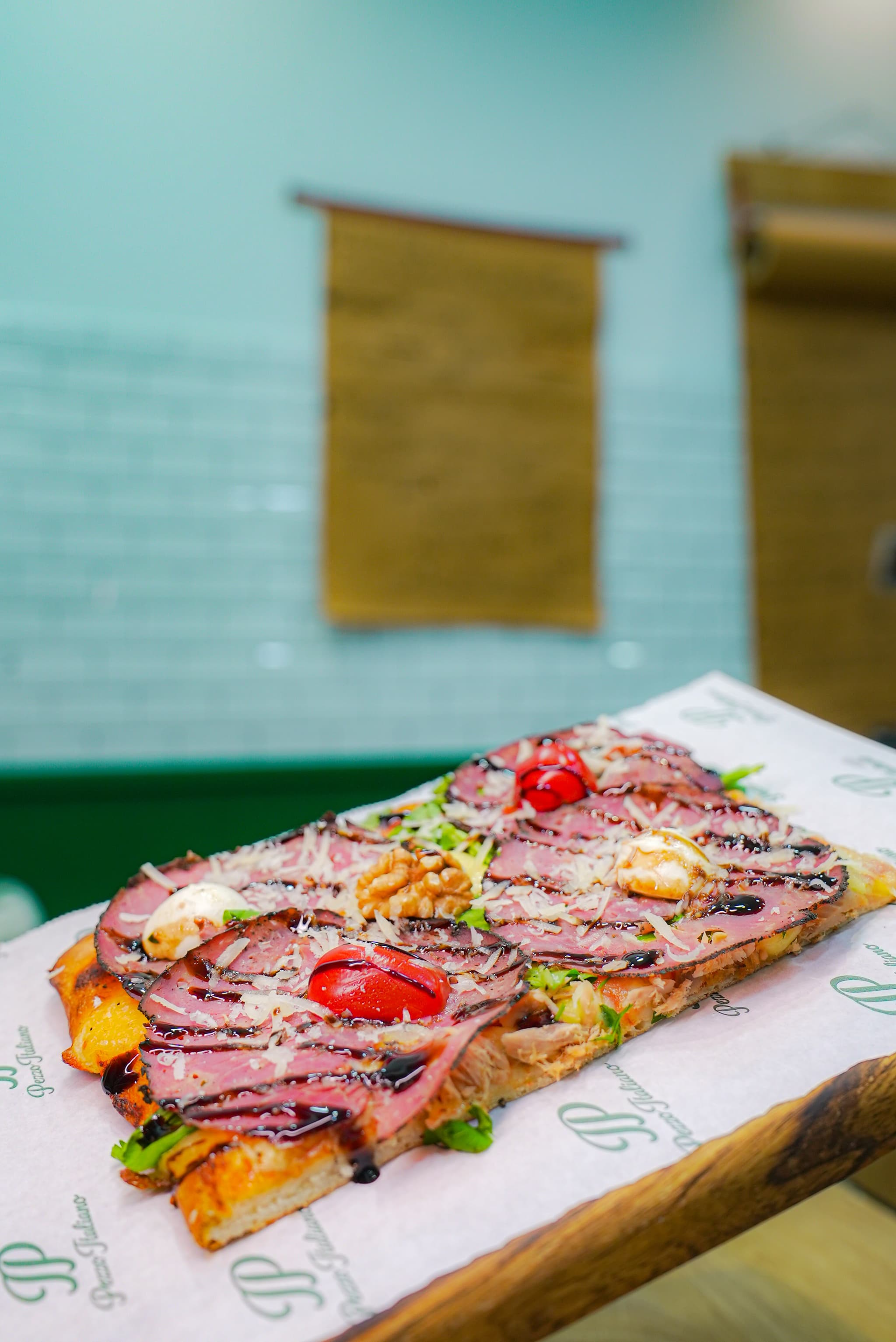 Pizza Bresaola présentation