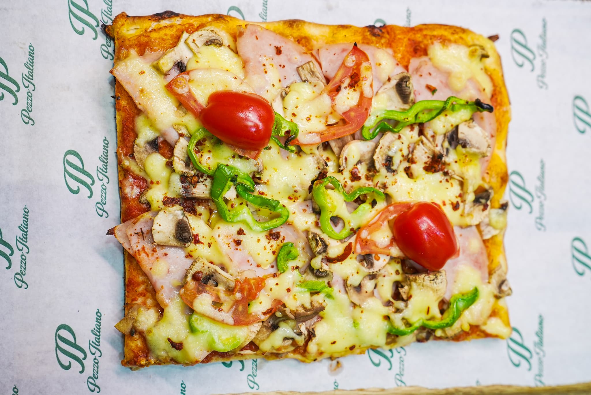 Pizza Jambon Fumé champignons
