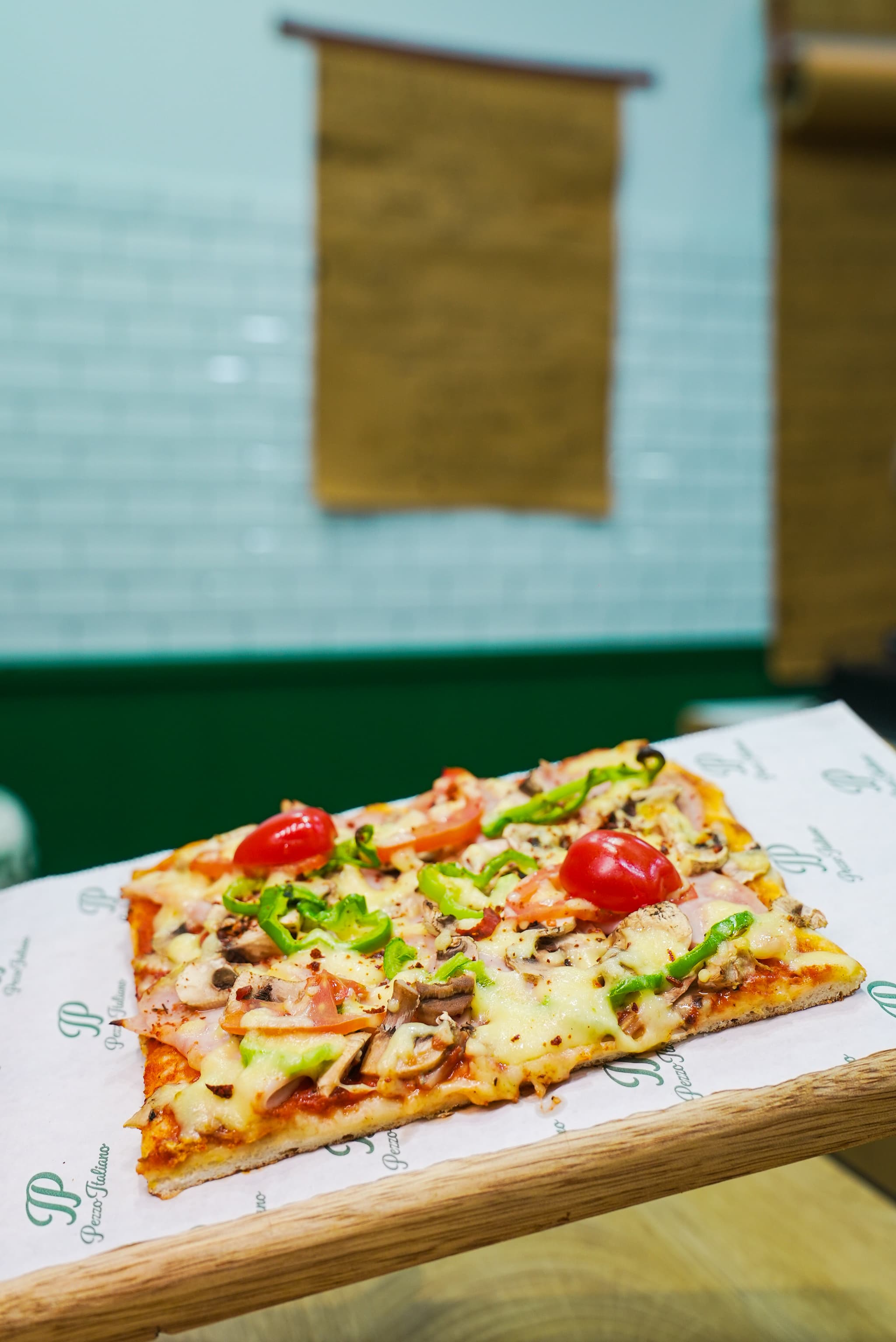 Pizza Jambon Fumé présentation