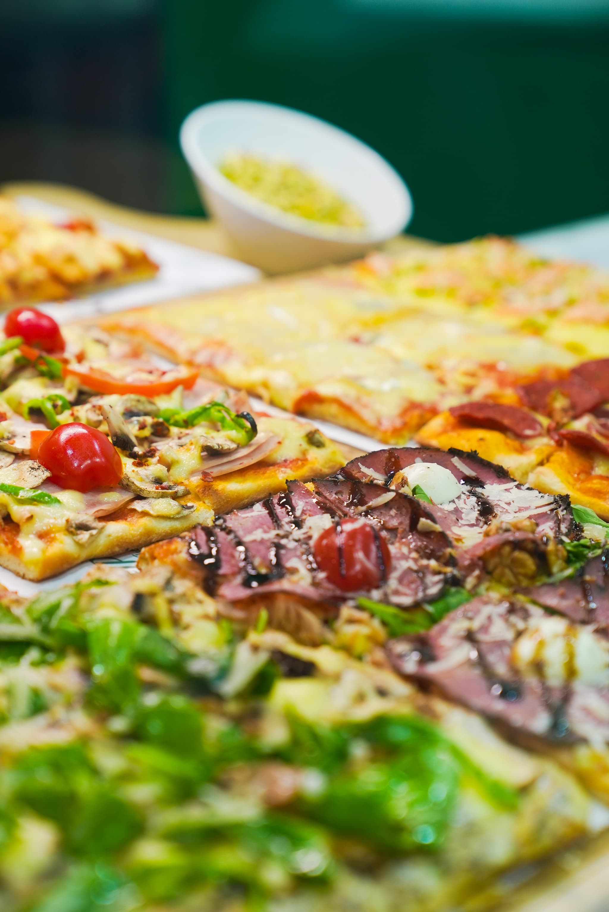 Plateaux pizza al taglio