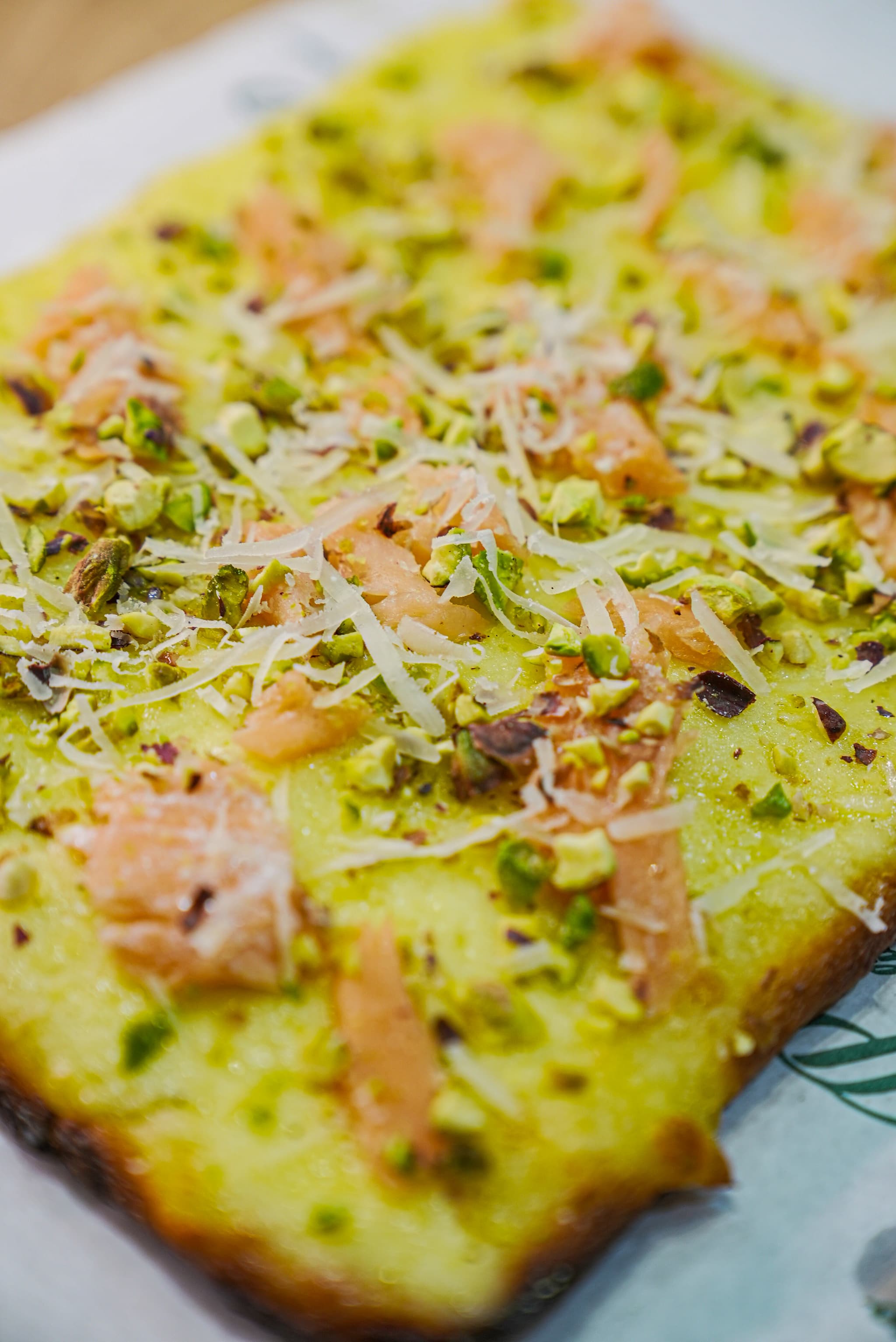 Pizza Saumon garnie